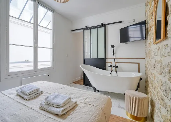 Apartmán Design Loft For 6 Guests In Sentier Paříž