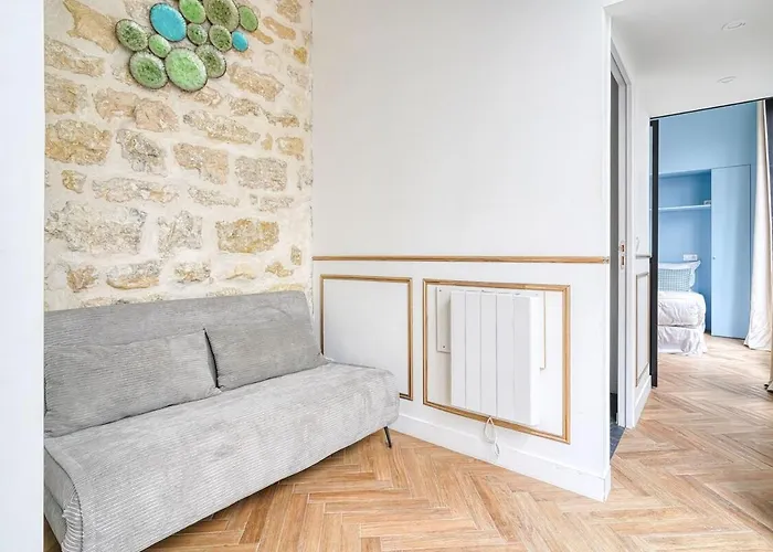 Design Loft For 6 Guests In Sentier * Paříž