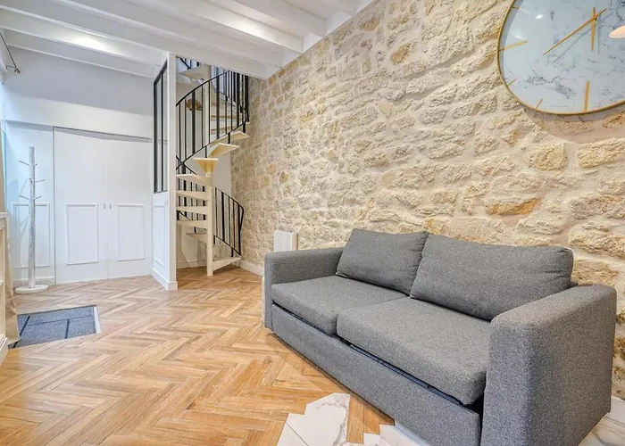 Design Loft For 6 Guests In Sentier Apartmán *