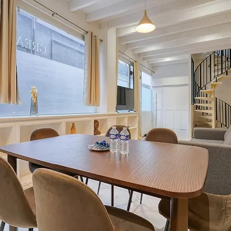 아파트 Design Loft For 6 Guests In Sentier
