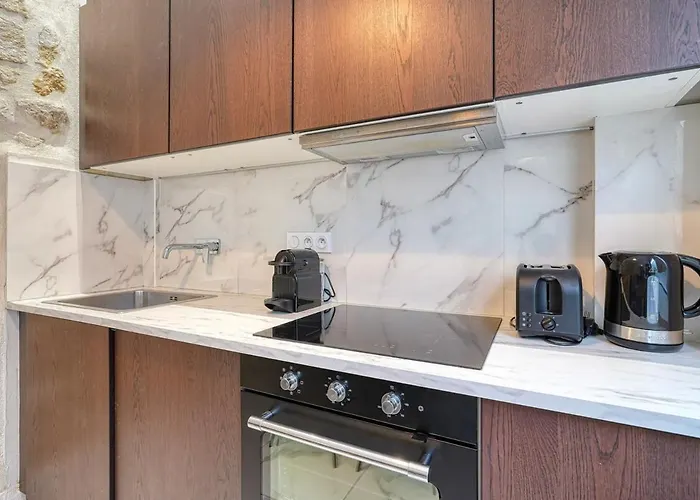 Apartamento Design Loft For 6 Guests In Sentier